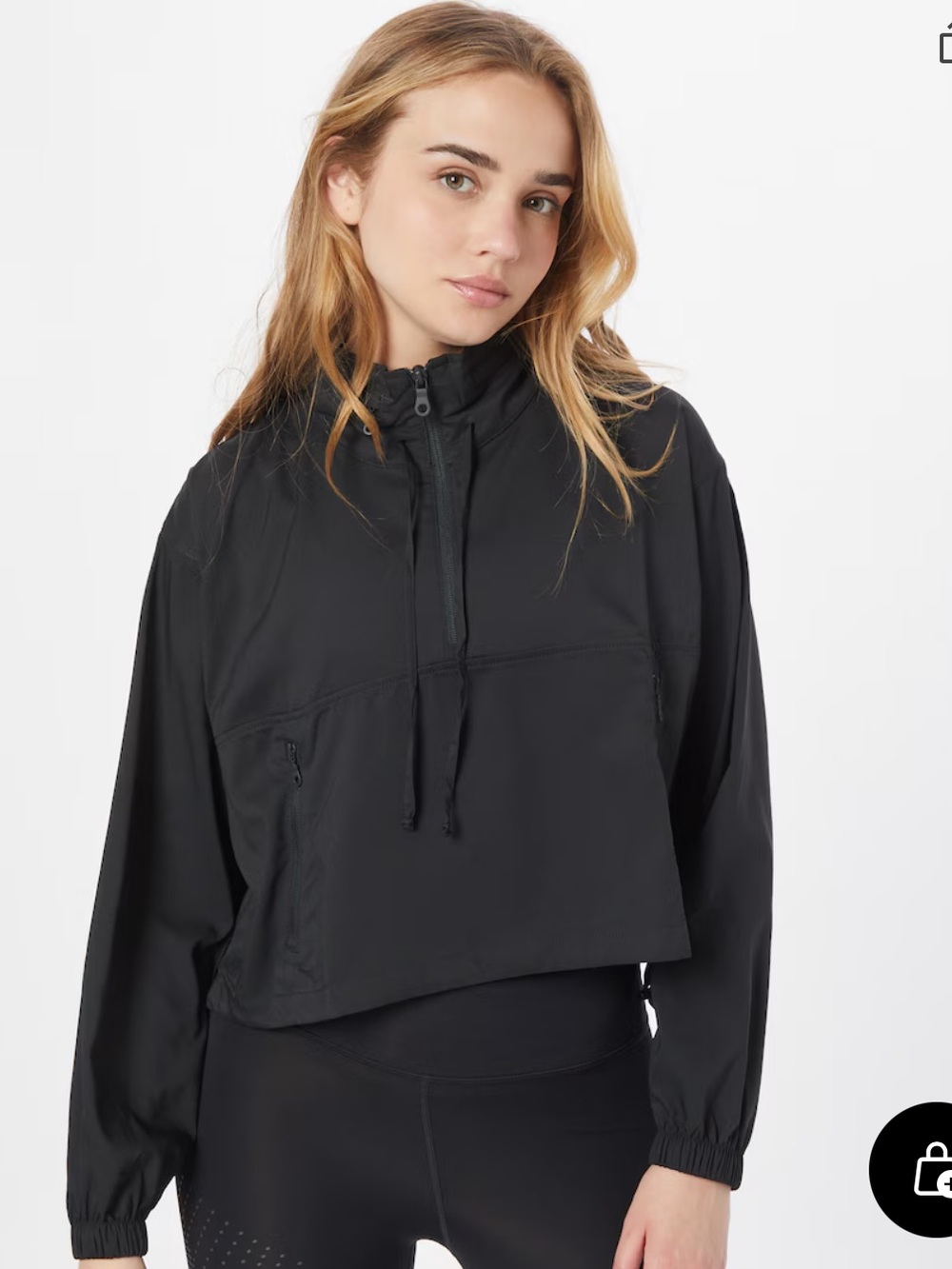 Girlfriend Collective Black Lightweight Jacket Hummingbird Size XL